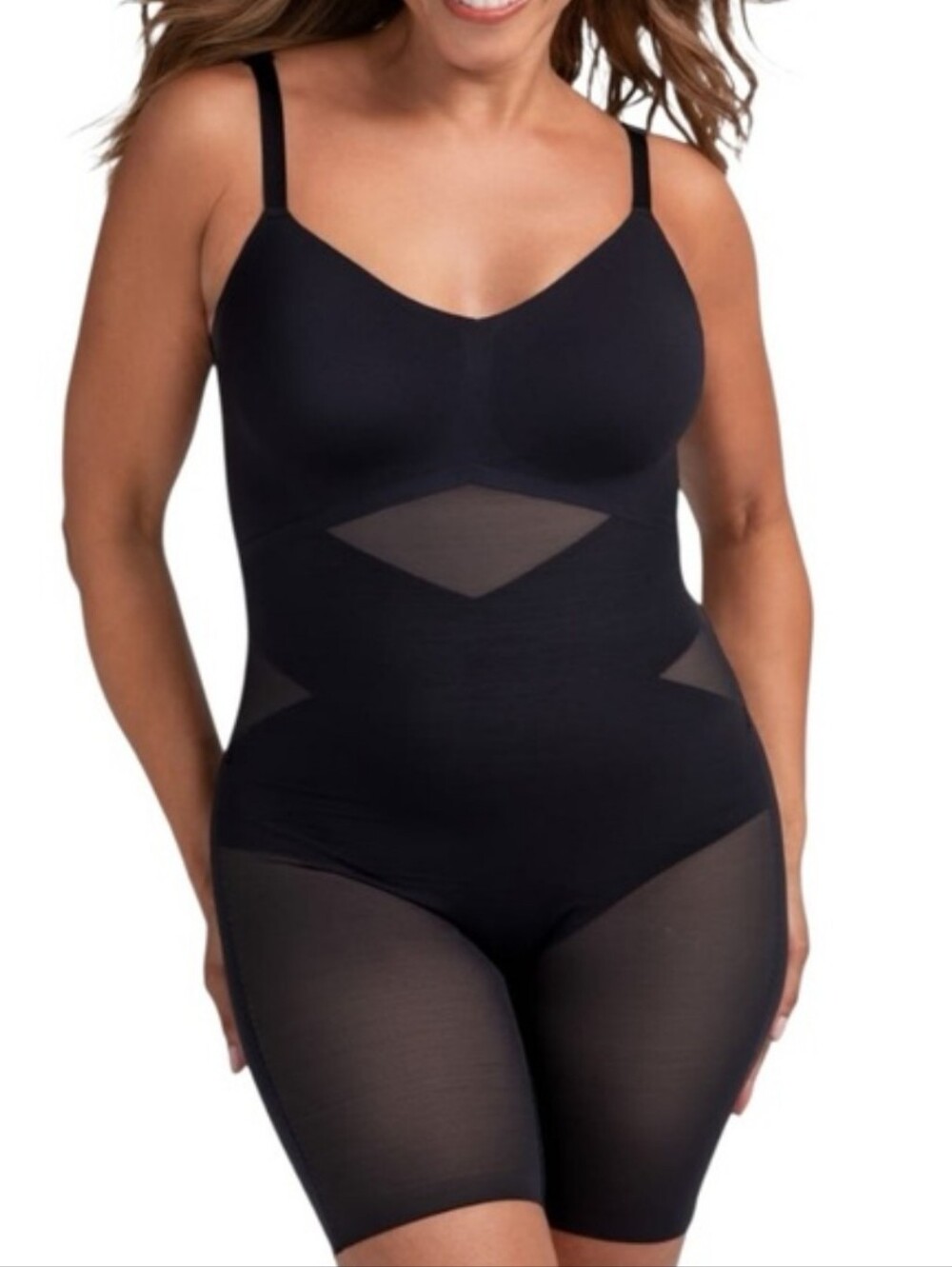 NWT Honeylove Black SuperPower Lowback Shapewear Bodysuit Size Large - Picture 12 of 12